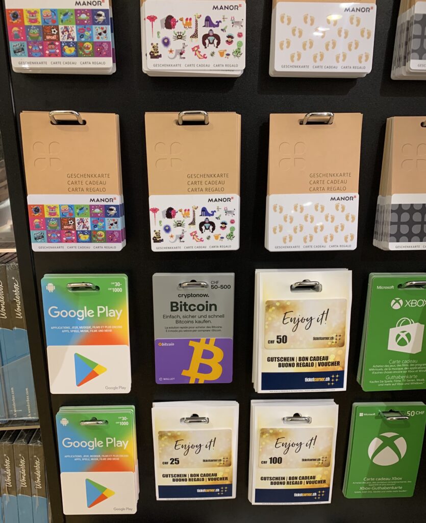 Acquista Bitcoin con Amazon Gift Card