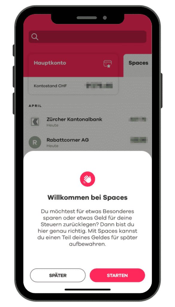 neon Spaces einrichten