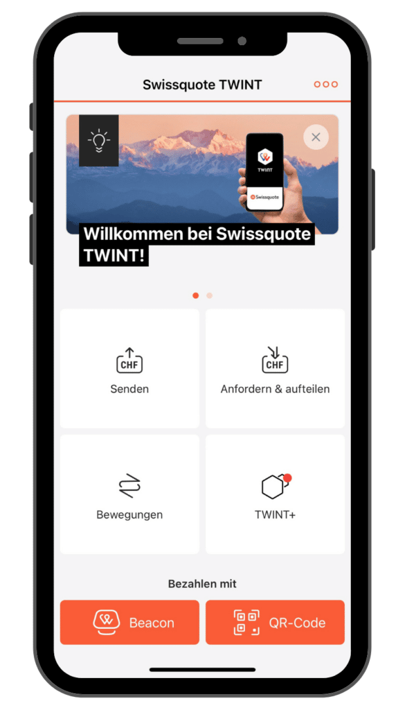 Swissquote TWINT App