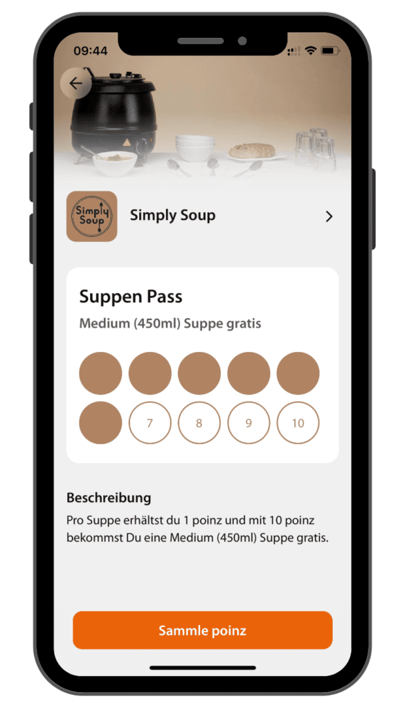 poinz digitale Stempelkarte