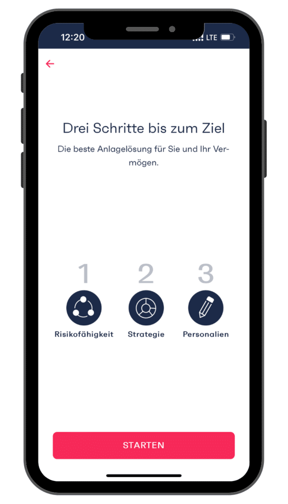 finpension Invest Vermögen anlegen Kontoeröffnung